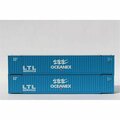 Jacksonville Terminal 53 ft. N Scale Oceanex Containers, 2PK JTC535019